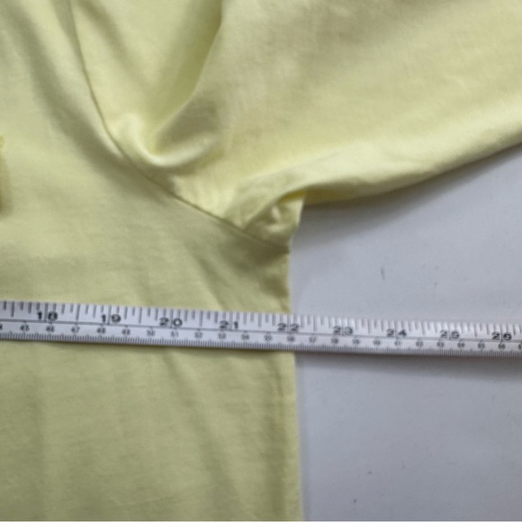 J Jill Yellow V Neck Shirt Top Women’s Large Long Sleeve Classic Casual Colorful - Picture 4 of 8